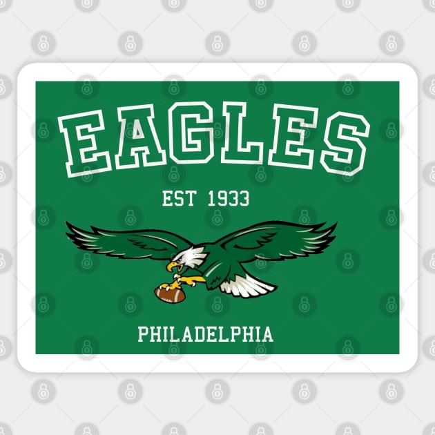 Vintage Eagles Football Sticker by Curious Sausage